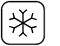 Black Cooling icon with padding